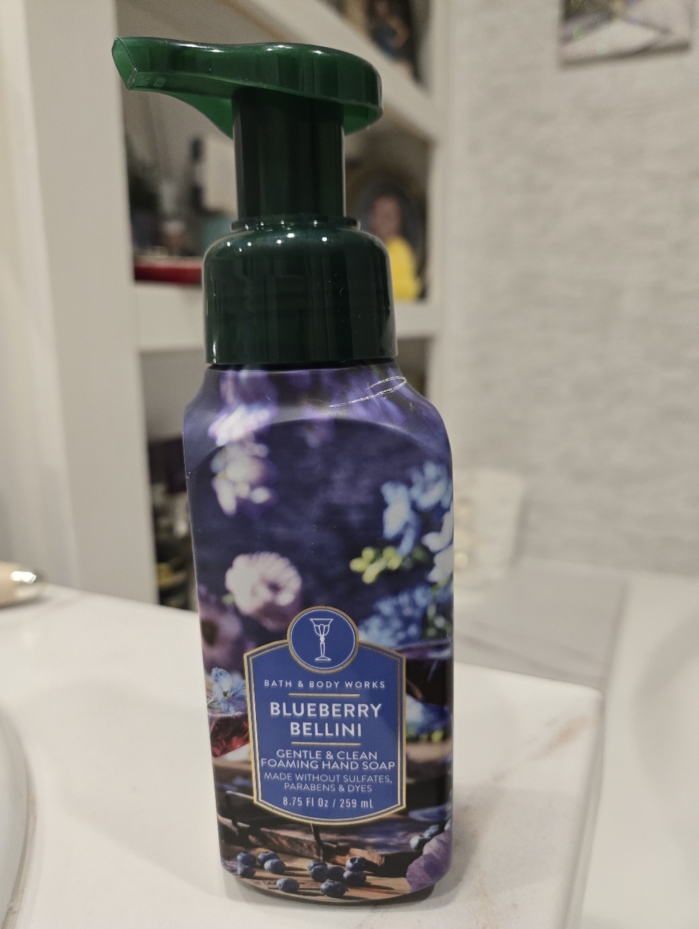 Bath & Body Works Purple & Green Blueberry Bellini Foaming Hand Soap